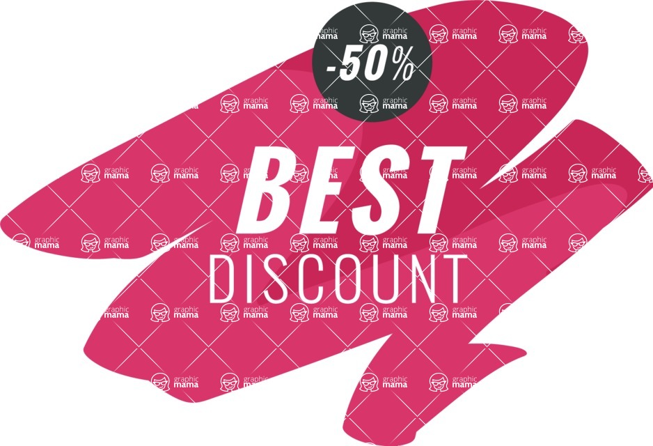 Sale Banner Templates Collection - Modern Sale Badge Vector Design